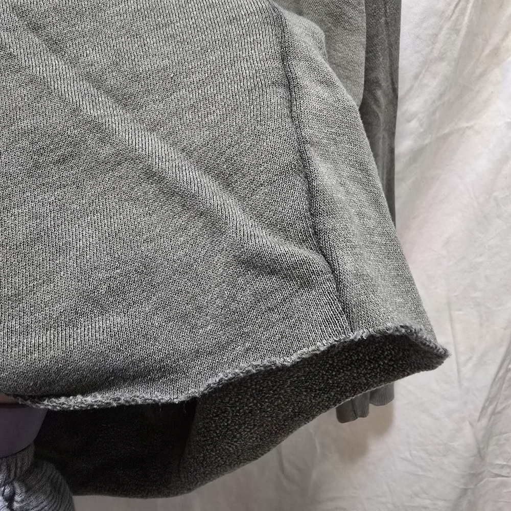 Aerie Women's Olive Green Cowlneck Turtleneck Sweatshirt Oversized Small Raw Hem - Picture 6 of 9